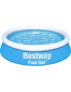 Piscina fast set rotonda 183x51 cm senza filtro, bestway 57392