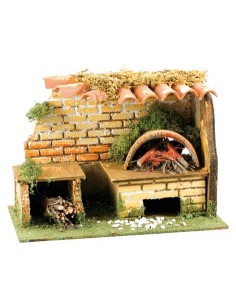 Forno con Fuoco Funzionante Cm.26x14, 3034
