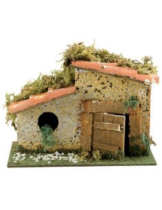 Casa Sughero Con Tegole Cm.26X14, 5081