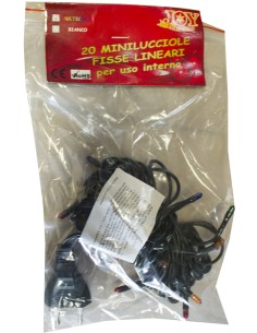 20 Luci Led  Fisse Multicolor Lineari, 41162