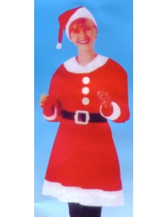Vestito Babbo Natale Donna Per Adulto, 41049