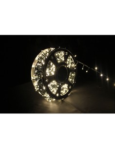 1000 Luci Led Bianco Caldo Lineari Con Motore 24V Ip44 Interno/Esterno Con...