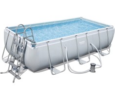 Piscina power steel frame cm.404x201x100, bestway 56441