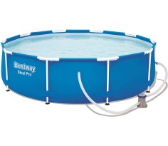 Piscina fuori terra Steel pro rotonda 305x76 cm cm, bestway 56679