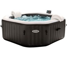 Piscina idromassaggio ottagonale gonfiabile pure spa jet and bubble deluxe 4...