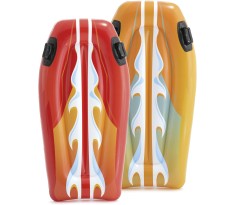 Materassino tavola nuoto rider gonfiabile con maniglie cm. 112 x 62 intex 58165